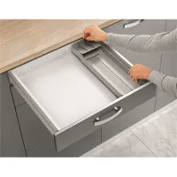 Metaltex MX363220 Uni-Fit evőeszköztartó állítható hossz 40-49 cm tárolókapacitás 90 db szürke garancia 3 év #3
