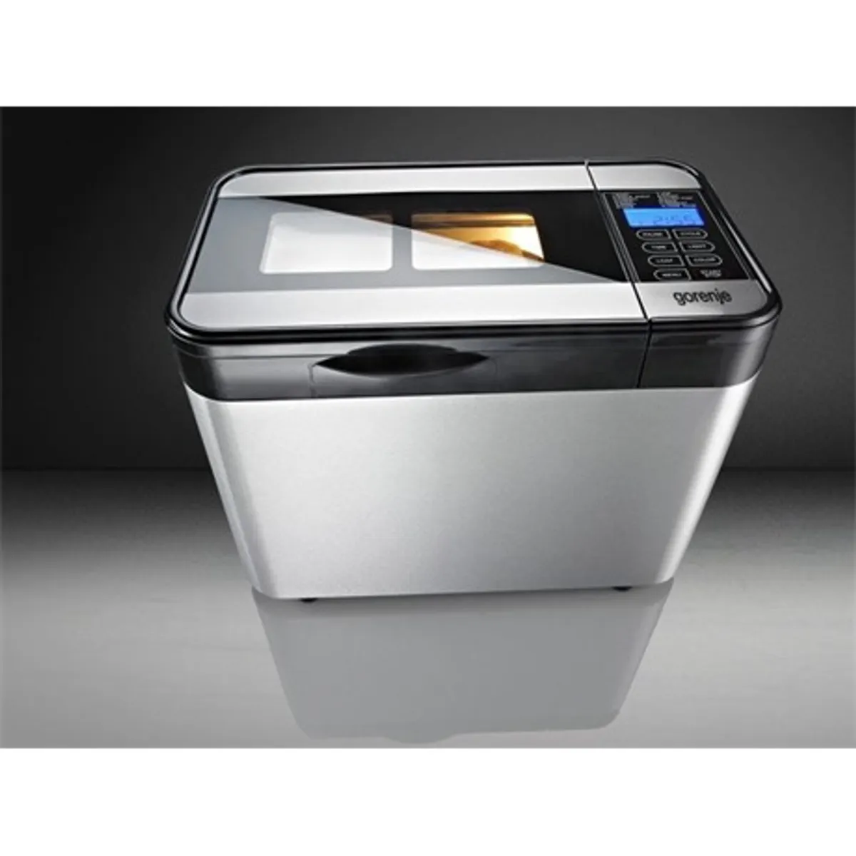 Gorenje BM1400E kenyérsütő gép 12 automatikus program késleltetett indítás LCD kijelző 815 W fekete ezüst #2