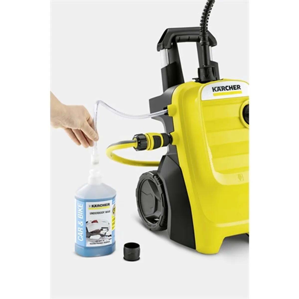 Karcher K 4 COMPACT HOME 1.637-503.0 K 4 compact home vízhűtéses motor teleszkópos markolat 6 m tömlő beépített vízszűrő Quick Connect 30 m2 ora #2