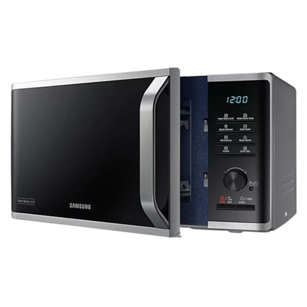 Samsung MG23K3575AS/EO grill mikrohullámú sütő 23L Heat Wave grillrendszer Ceramic Inside Eco mód Browning Plus Keep Warm Quick Defrost #4