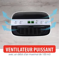 Alpina 49586 2,5 l víztartály 0-24h időzítő páratartalom kijelzés hőmérséklet kijelzés 40-80 százalék 5 százalékos lépésenként 46 dB #10