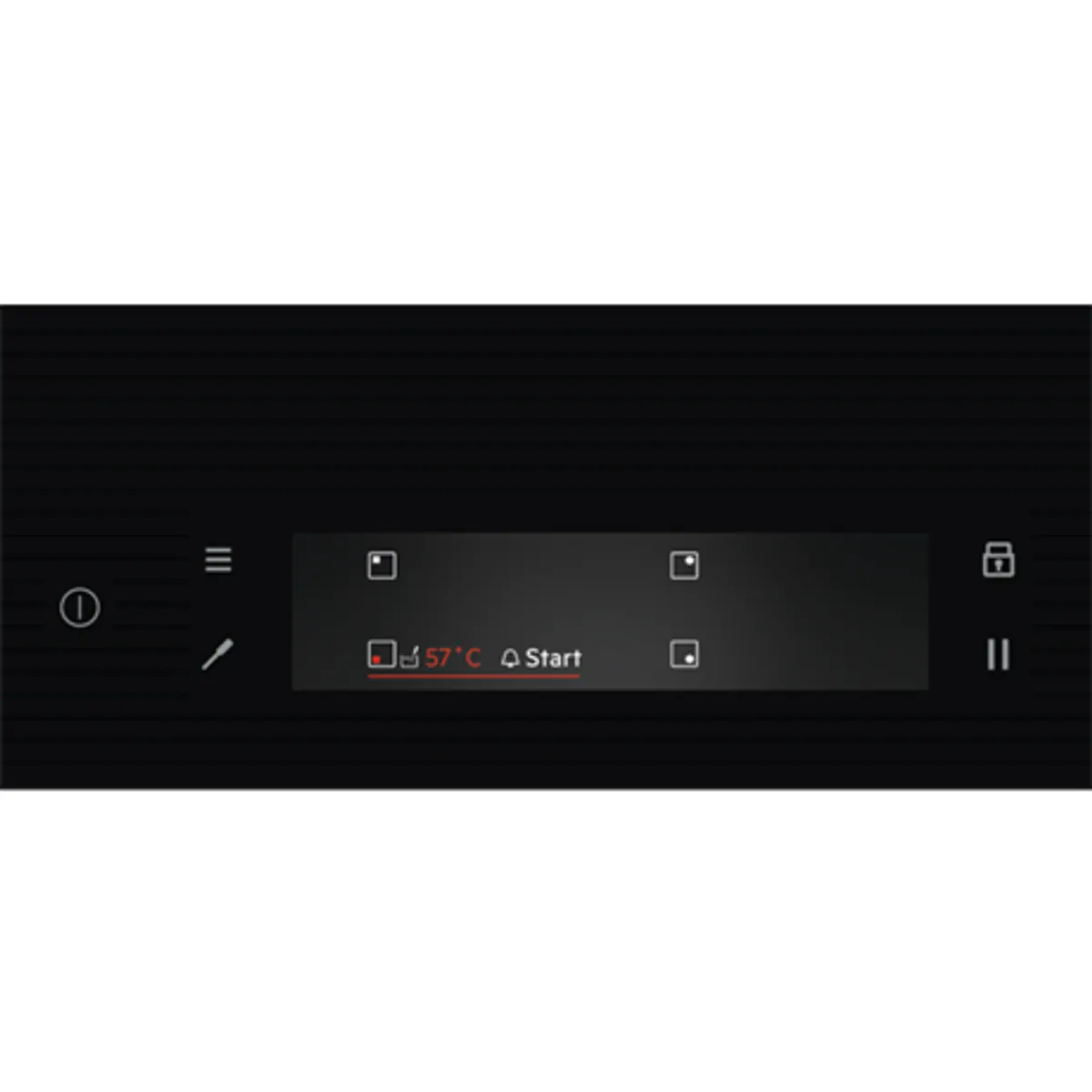 Electrolux EIS8648 Indukciós főzőlap 80 cm SensePro maghőmérő SlimFit Hob2Hood Bridge 3 lépcsős maradékhő kijelzés gyerekzár Eco Timer #2