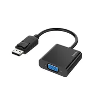 Hama 00200337 DisplayPort-VGA adapter 1080p fekete #1