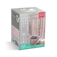 Family Decor 58902C Led fényfüggöny 2,2 m 100 LED Középfehér IP44 #6