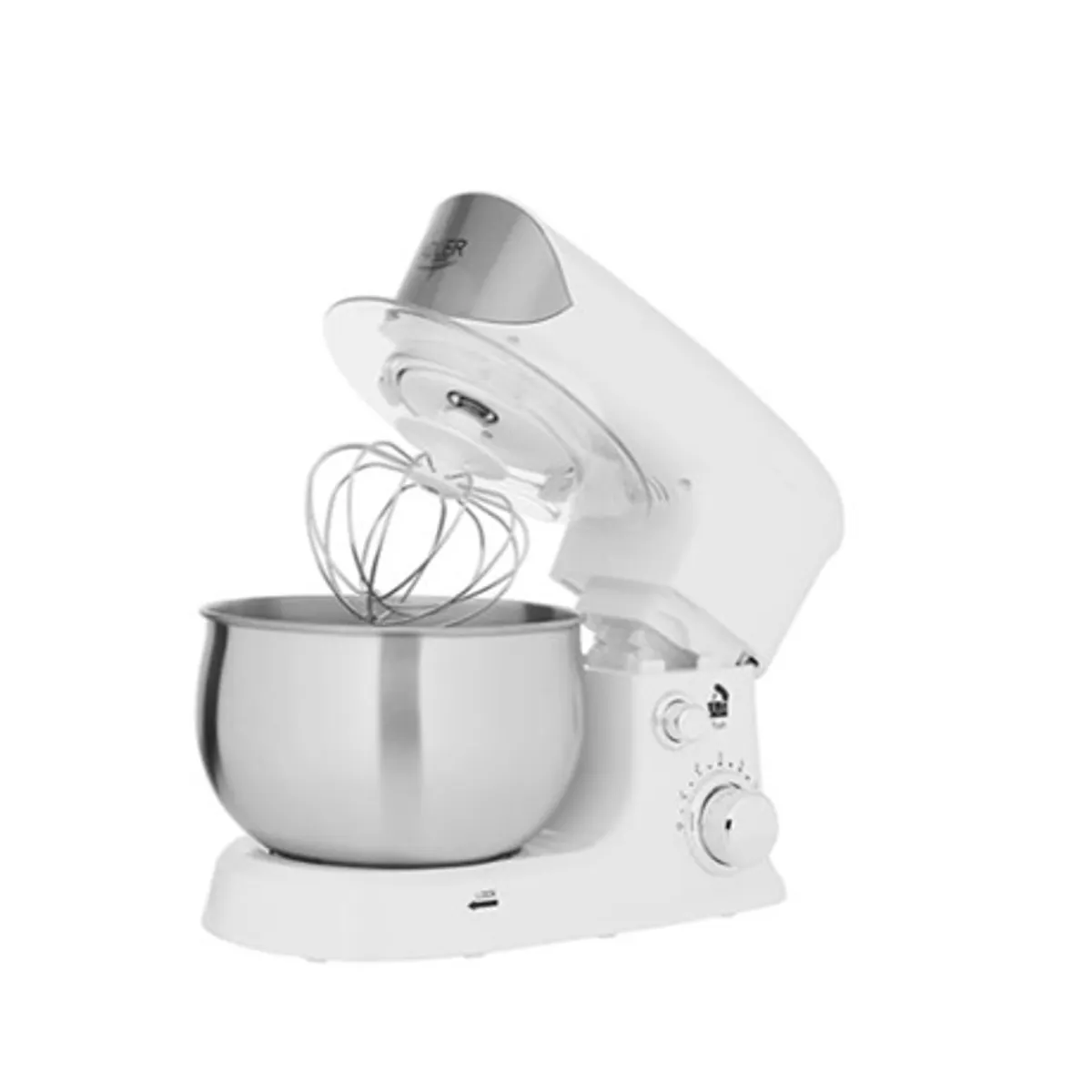 Adler AD4226W robotgép 3.0L rozsdamentes acél keverőtál bolygómozgás 6 fokozat dönthető fej fröccsenésgátló 1200W max #1