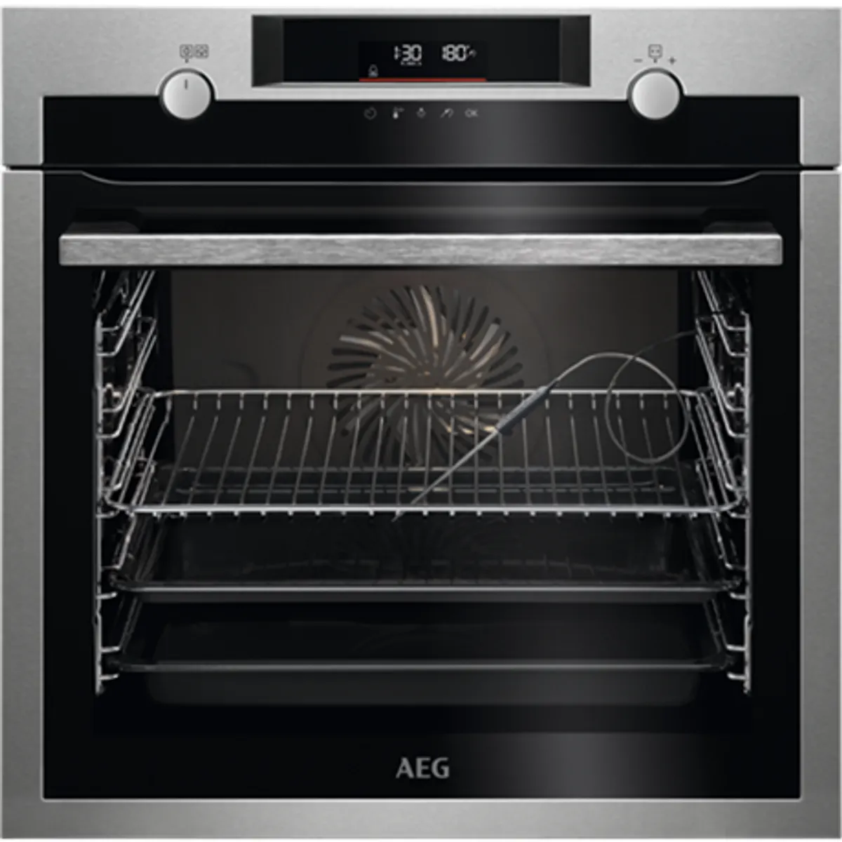 Aeg BCE556360M Beépíthető sütő 71 l A+ hőlégbefúvás Steam bake katalitikus tisztítás húshőmérő gyerekzár automatikus kikapcsolás sütővilágítás #1