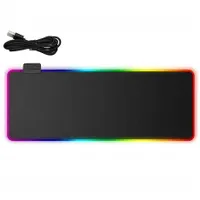 Forev RS-01 RGB LED-es gamer egérpad 80x30 cm, gumírozott csúszásmentes, 11 RGB fénymóddal, vízálló felület, 150 cm USB-kábel #1