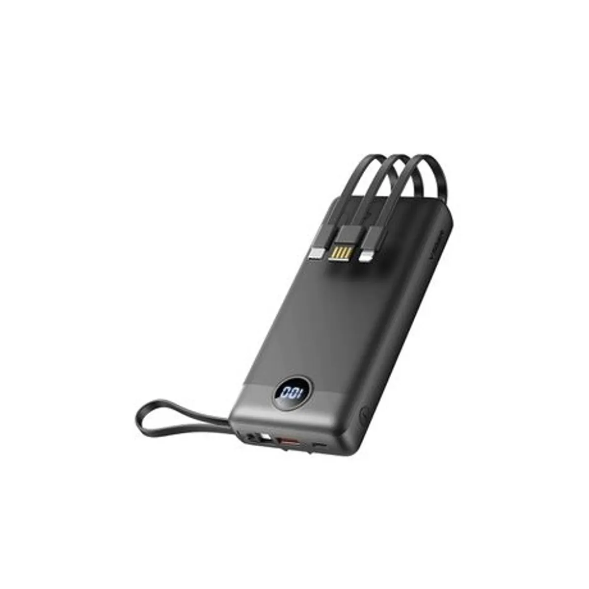 Veger VP2047 C20 20000mAh beépített kábelekkel USB-A USB-C Lightning Micro USB #1