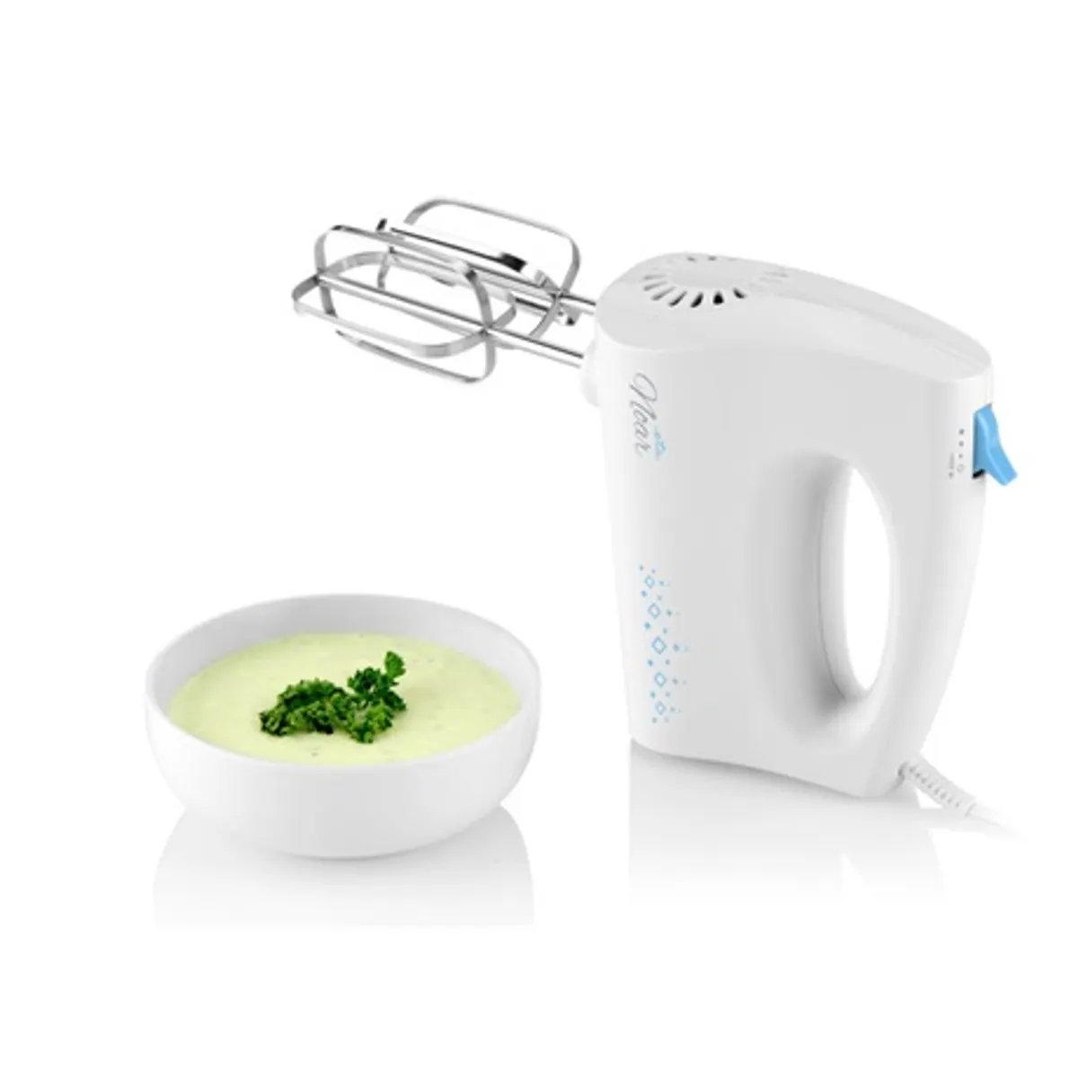 Eta 004490000 Noar 3 fokozat 250 W ergonikus fogantyú 2 rozsdamentes lapát 2 horog #5