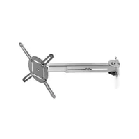 Nedis PJWM100GY fali projektor konzol 4 karos max teherbírás 10 kg forgatható 360 fok dönthető 90 fok furatok távolsága 185-327 mm acél ezüst #2