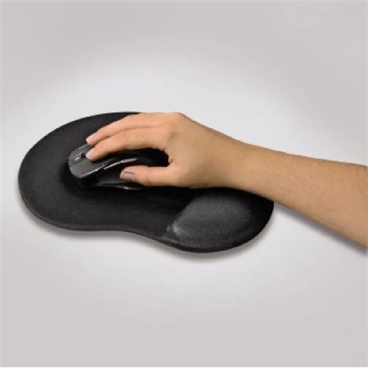 Hama 00054777 ergonómikus egérpad csuklótámasszal mini 20x23x2,1 cm fekete zselés memóriahab #1