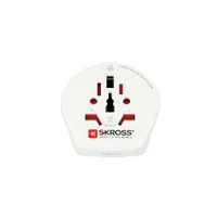 Skross SKR1500211E utazóadapter world to europe 2- és 3-pólusú földelt és föld nélküli csatlakozók 100-250V 16A #2