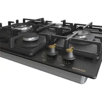 Gorenje GW6D42CLB Classico fekete szikragyújtás wok égő öntöttvas rács 600 mm szélesség #8