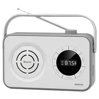 Sencor SRD 3200 W Táskarádió bluetooth 4.0 1,2 w rms 3" hangszóró fm 87,5-108 MHz 50 programhely usb micro sd aux-in aux-out