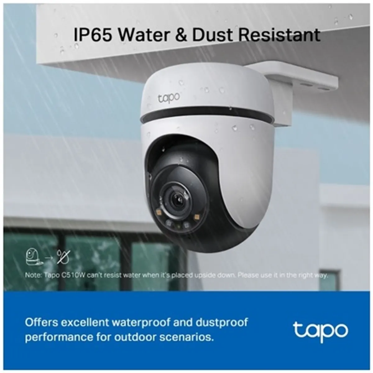 TP-Link TAPO C510W Tapo C510W 2K 2304x1296 IP65 kültéri kamera 360 fok kétirányú hang #2