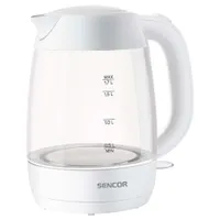 Sencor SWK7300WH vízforraló 1,7 l 2200 W üveg kivitel, vízszint jelző mindkét oldalon #1