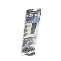 Phenom 18626B akkumulátoros szerelőlámpa COB LED, 150 lm, forgatható lámpatest, mágneses rögzítés, 360 fokos akasztó, Li-ion 1200 mAh, MicroUSB #7