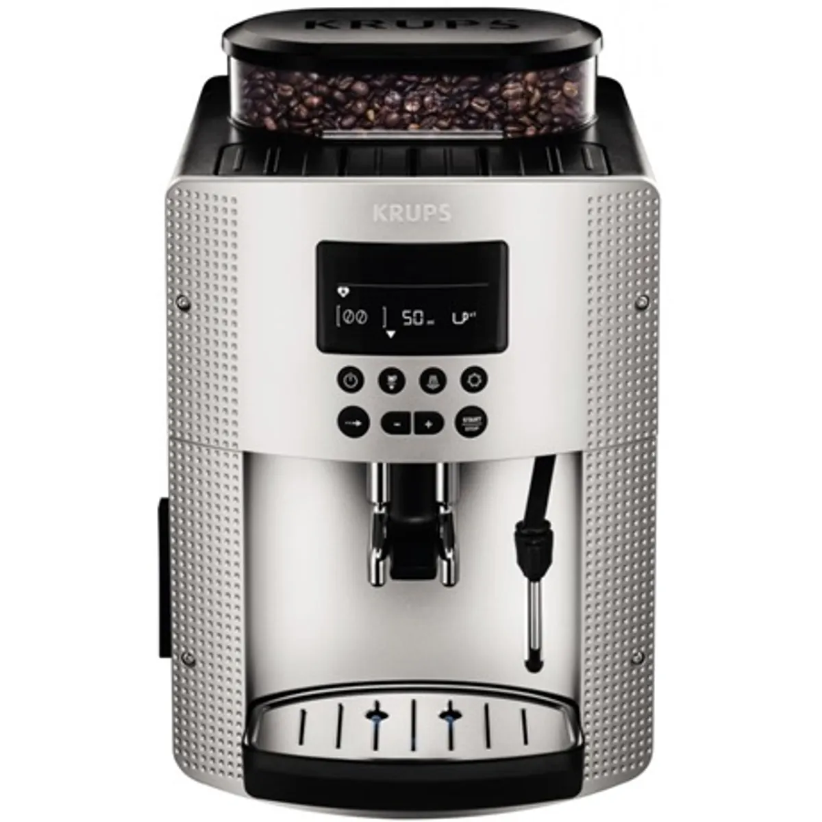 Krups EA815E70 Essential automata kávéfőző 1450 W 15 bar lcd kijelző 2 csésze 2 felhasználói profil gőzfunkció 1,7 l szemes kávé tartó 260 g #1