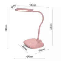 Emos Z7602P Stella LED asztali lámpa rózsaszín 400 lm 4 000 K 6,5 W 12 V 400 mA IP20 #7