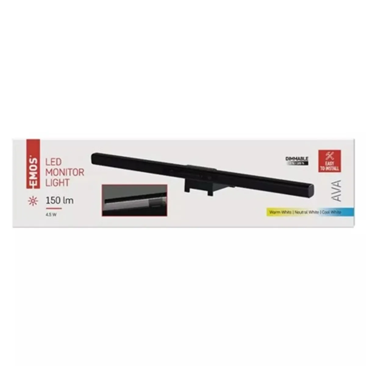 Emos Z7617 Ava LED monitor lámpa fekete #5