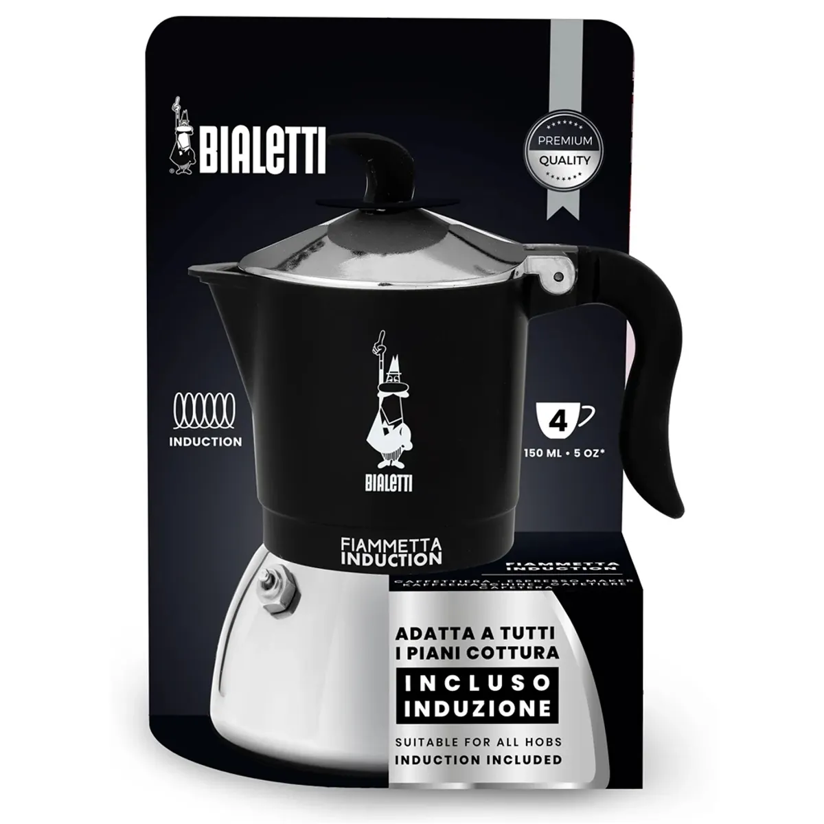 Bialetti 7146 FIAMMETTA kávéfőző kotyogós 4 adagos indukciós #2