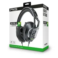 Nacon RIG300PROHX RIG 300 PRO HX fejhallgató Xbox Series X és S kompatibilis, 40 mm hangszórók, felhajtható mikrofon, 3.5 mm, fekete, 1.2 m #1