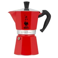 Bialetti 4943 MOKA EXPRESS Moka Express kotyogós kávéfőző 6 adag piros alumínium