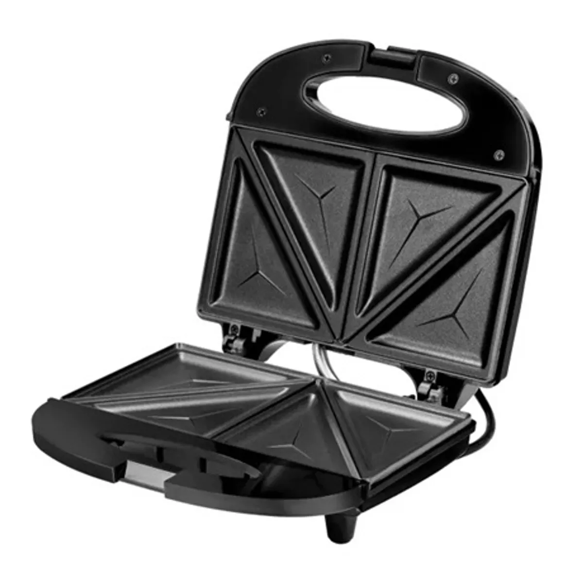 MPM MOP-47 szendvicssütő 750W 220-240V 50-60Hz tapadásmentes bevonat 4 háromszög szendvics egyszerre #2