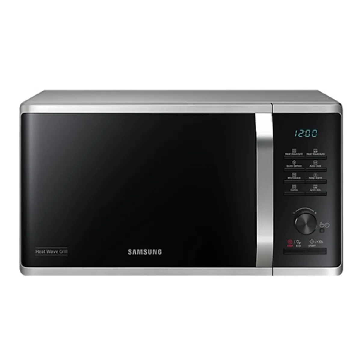 Samsung MG23K3575AS/EO grill mikrohullámú sütő 23L Heat Wave grillrendszer Ceramic Inside Eco mód Browning Plus Keep Warm Quick Defrost #1