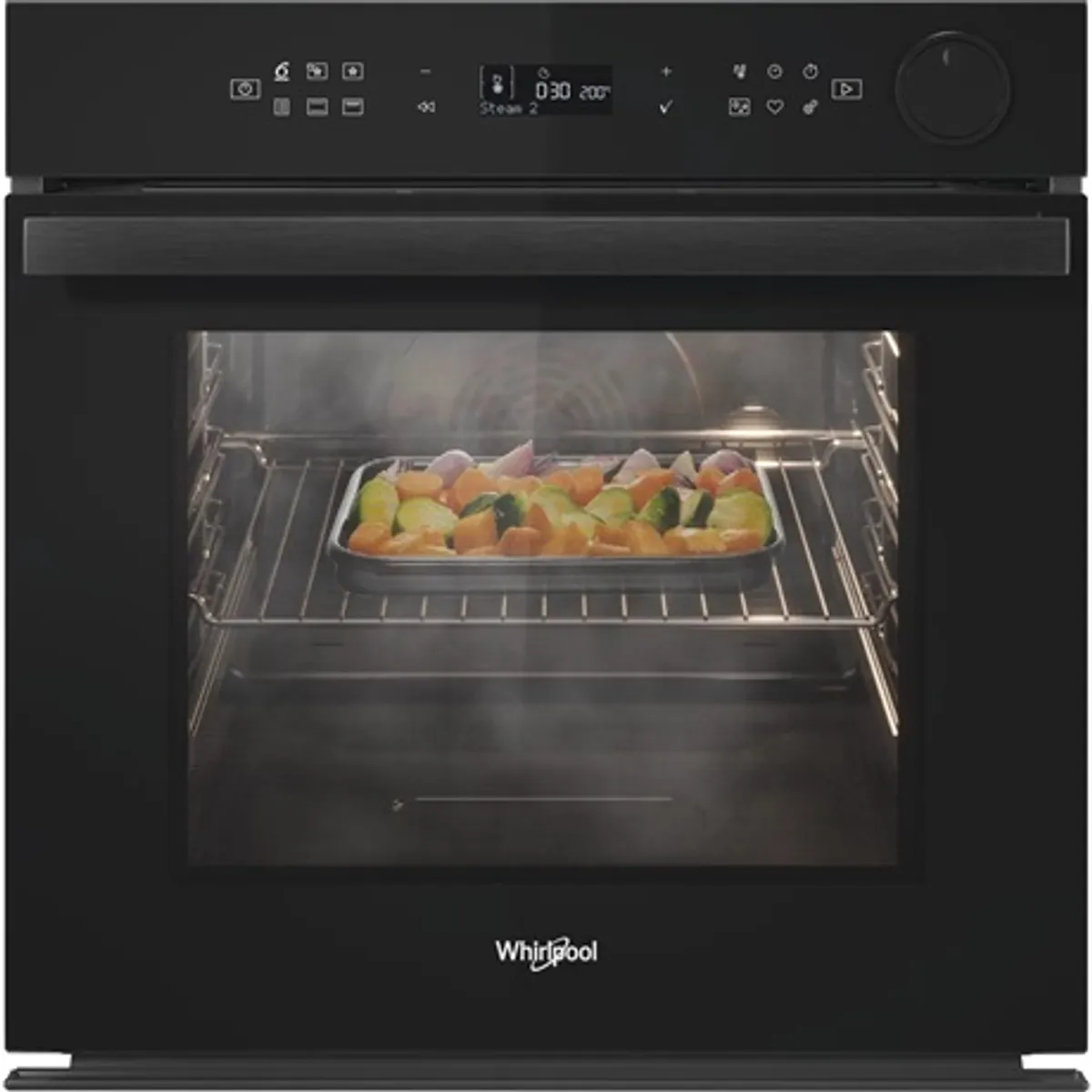 Whirlpool AKZ9S 8270 FB Sütő beépíthető elektromos 73 literes pirolitikus gőz cook3 6th sense #10