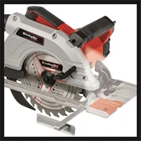 Einhell TE-CS 190-1 Kézi körfűrész 1500 W 190 mm fűrészlap szerszám nélküli beállítás LED világítás alumínium asztal #3