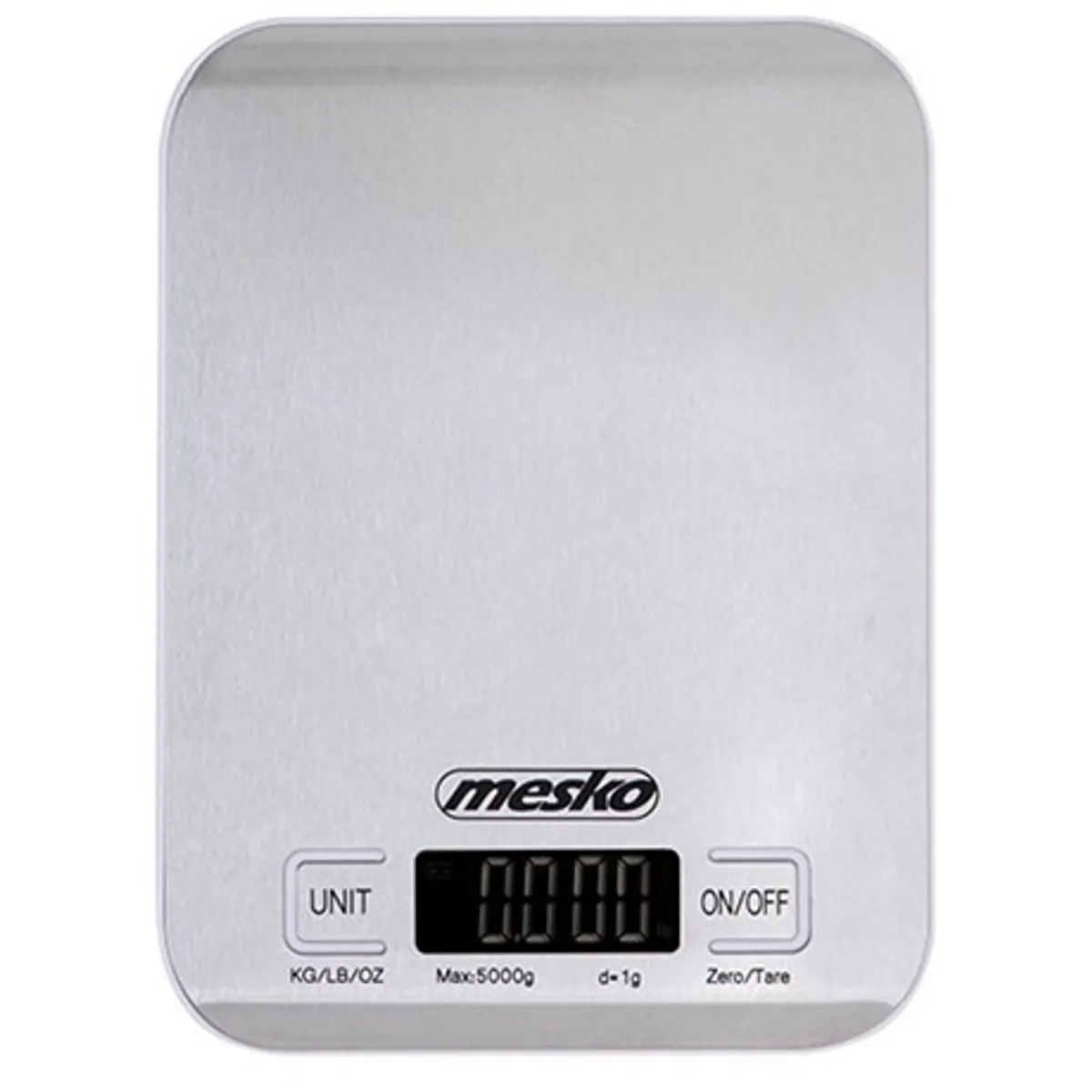 Mesko MS3169W digitális konyhai mérleg inox 5 kg kapacitás 1 g pontosság tara funkció #1