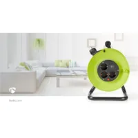 Nedis PECCR25UFGN Kábeldob 25 m 3 konnektor 2 USB hőleválasztó gyermekbiztos #5