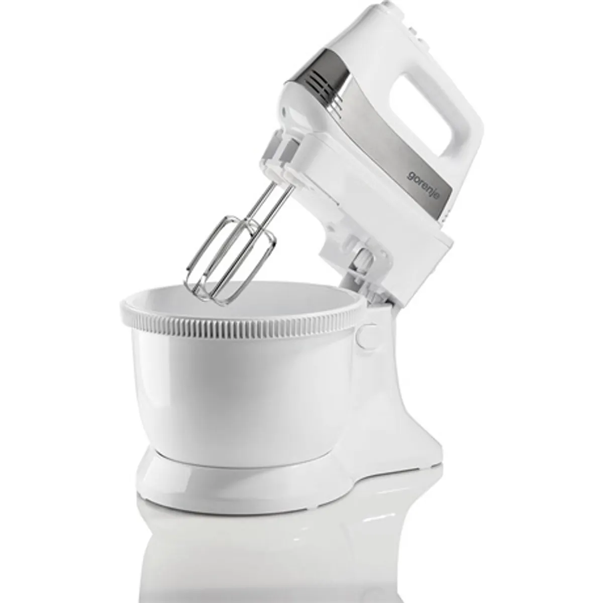 Gorenje M500DCS tálas mixer 500 W 5 fokozat turbo rozsdamentes acél szár dagasztó és keverő 3 l tál műanyag és fém borítás mosogatógépben mosható #1