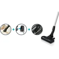 Bosch BCS611P4A Unlimited Serie6 éjkék vezeték nélküli álló porszívó 18 V 30 perc üzemidő, motoros szívófej, 2in1 kárpitszívó és bútorkefe #5