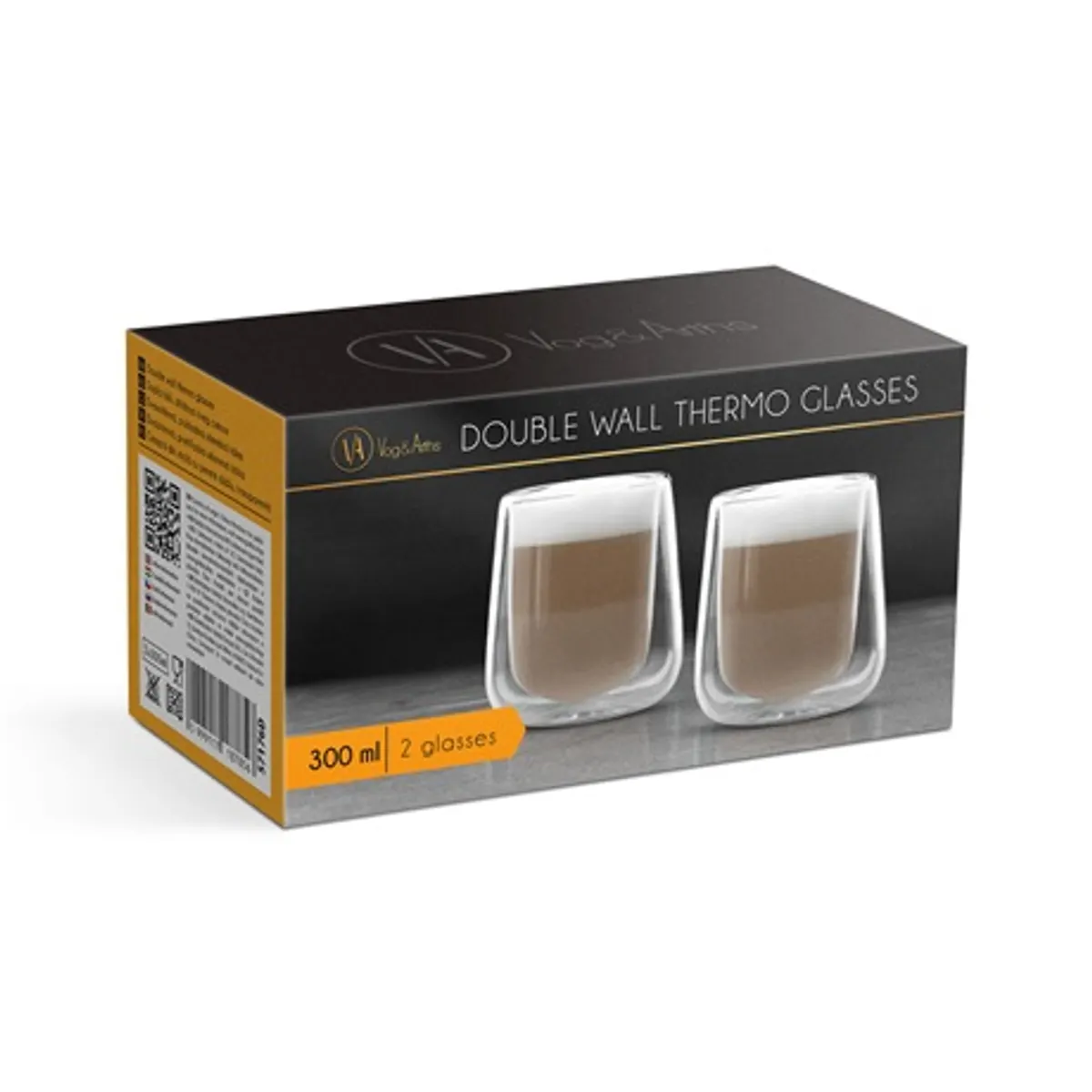 Vog und Arths 57176D duplafalú boroszilikát pohár 300 ml 2 db #2