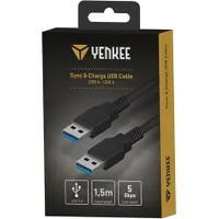 Yenkee YCU 013 BK USB A-USB A kábel USB 3.0 1,5 m PVC #3