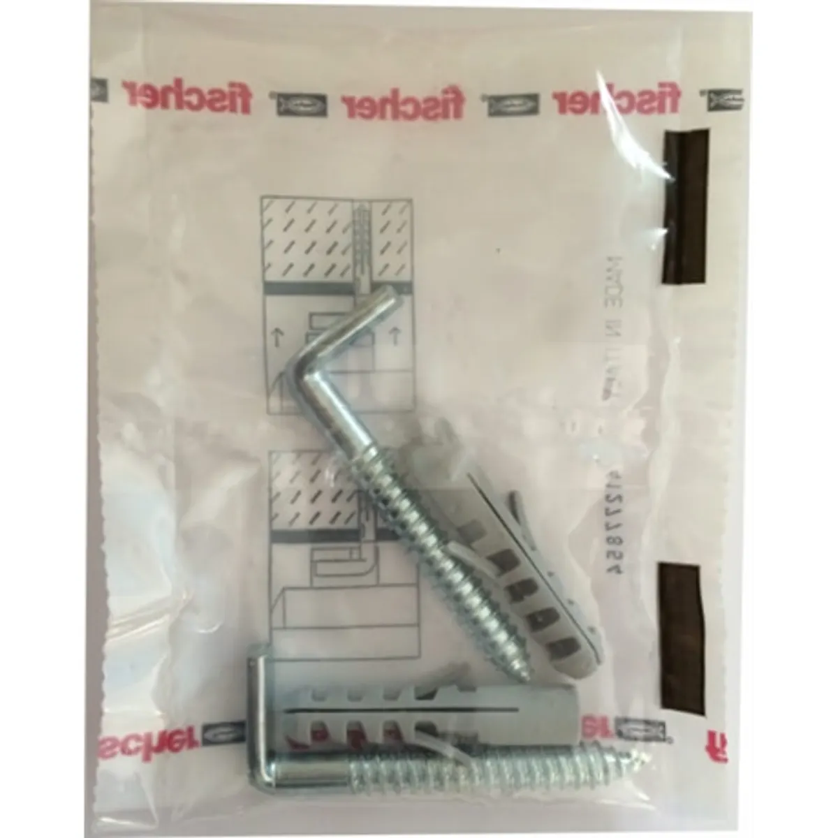 Ariston VELIS TARTÓ ÚJ Velis rögzítő Fischer S12 nylondübel és függesztő kampó #2