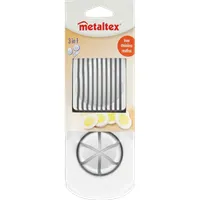 Metaltex MX204510 tojásszeletelő 3 az 1-ben inox pengék fehér műanyag #2