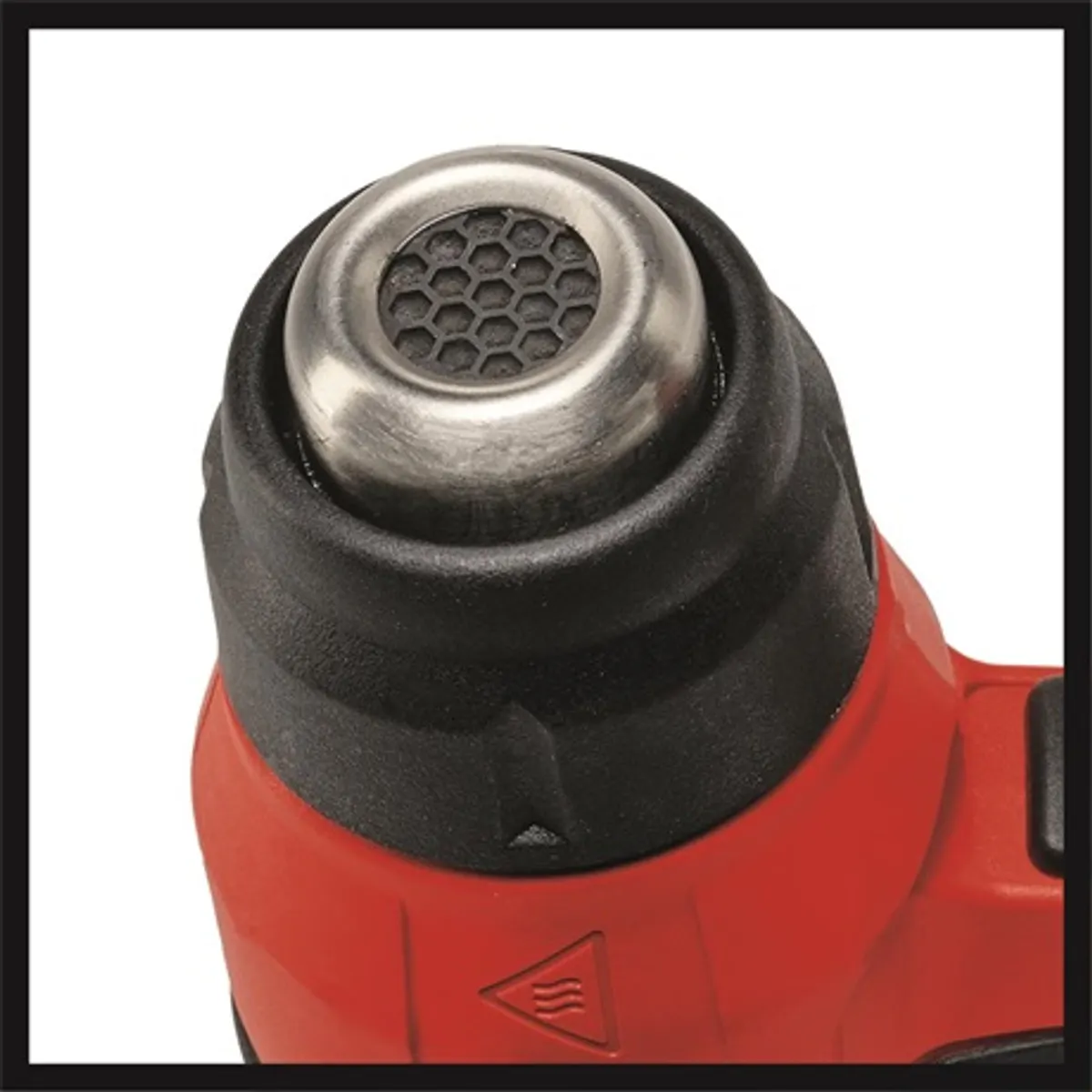 Einhell TE-HA 18 LI - SOLO Akkus hőlégfúvó 2 fokozat LED kijelző túlmelegedés védelem fúvóka-ledobó kihajtható fémkampó Softgrip #3
