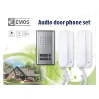 Emos H1086 kaputelefon 2 lakásos audio 2 fülhallgató 2 zár és kapunyitó vezérlése #3