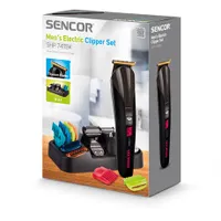 Sencor SHP7411BK hajnyíró készlet 12 cserélhető nyírófej 3-12 mm beállítható haj- és szakállnyíró 2 órás üzemidő, gyorstöltés #6