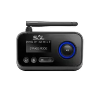 Sal BTRC 1000 HiFi Bluetooth adó-vevő ByPass két BT eszköz párhuzamos USB-C táp 1.8" kijelző 3,5 mm Toslink #1