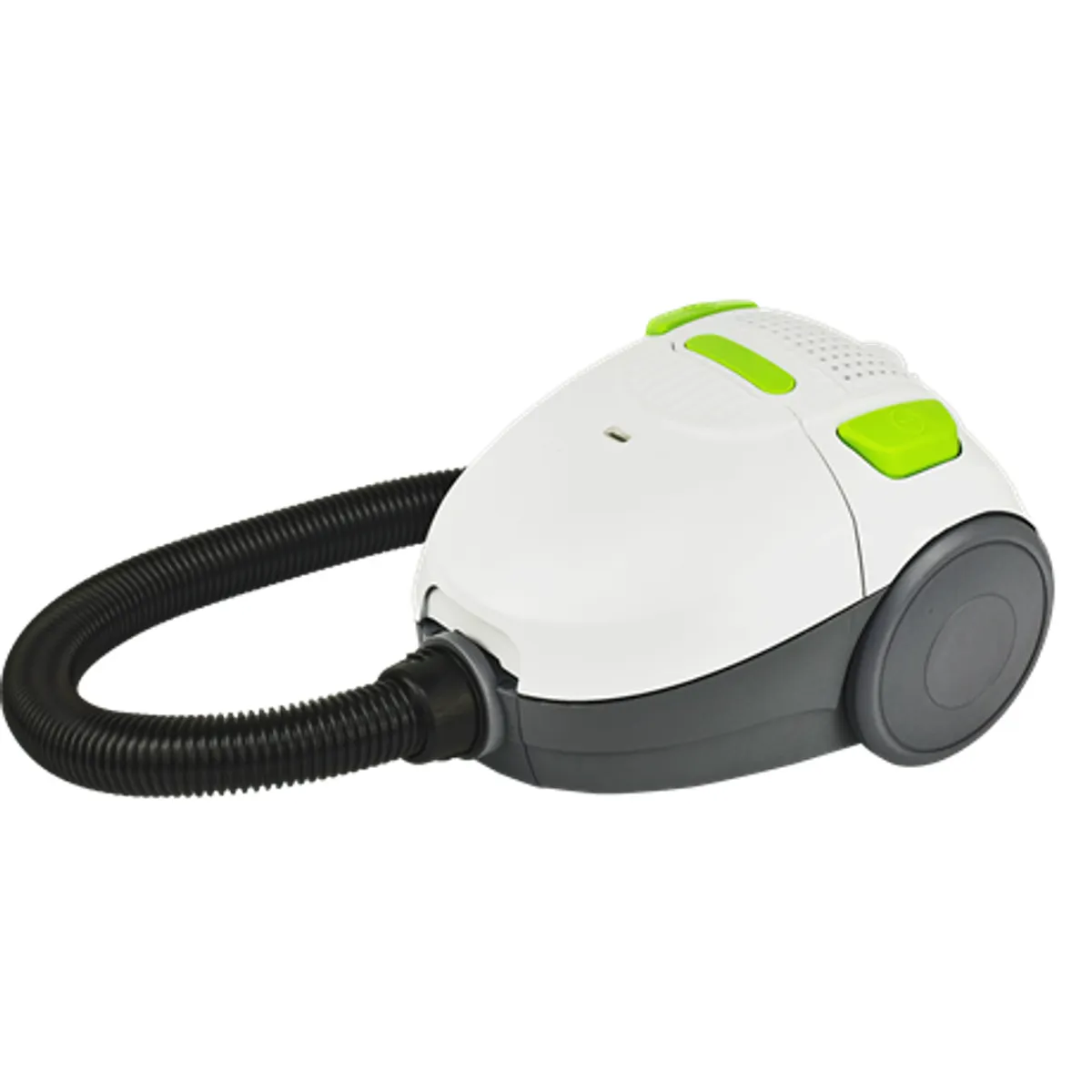 Hausmeister HM2041 porzsákos porszívó 750W 1.8L halk működés telítettség jelző 5 szintű légszűrő automata kábel csévélő légmennyiség szabályozó a markolaton #2