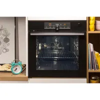 Gorenje BPS6737E14X Beépíthető sütő rozsdamentes acél 77 l A+ max 300 °C HomeMade Plus pirolitikus tisztítás EcoClean zománc #8