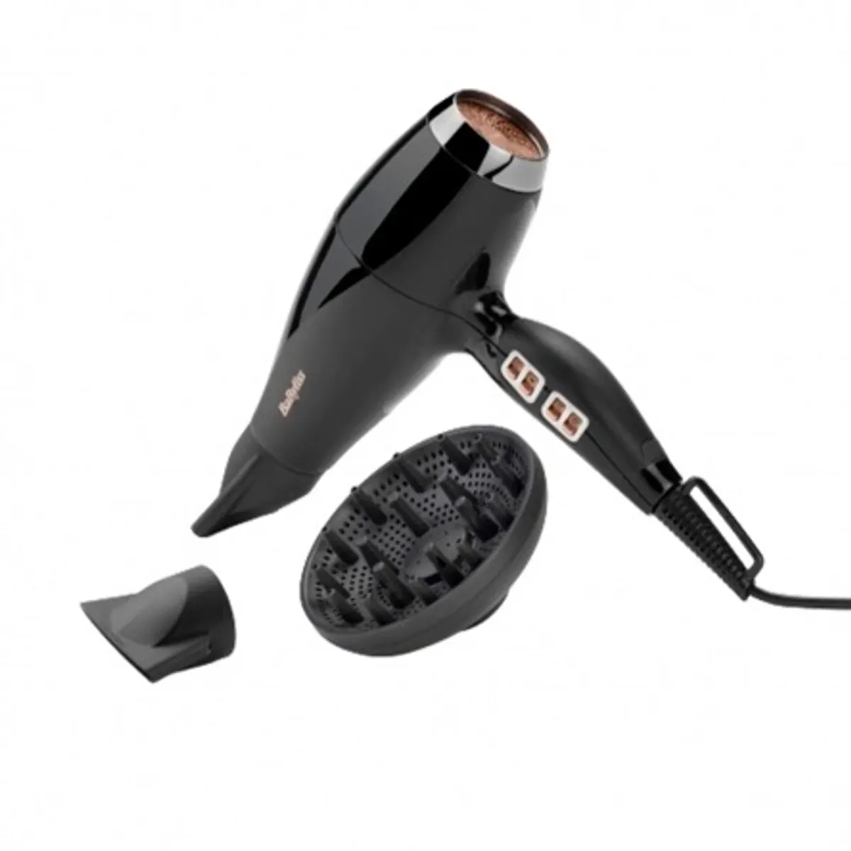 Babyliss 6716DE Air Power Pro Ionos hajszárító, AC motor, 2300W, AirGlide, ion, 2 sebesség, 3 hőmérséklet, diffúzor, 6x75mm, 6x90mm, 2,8m kábel #2