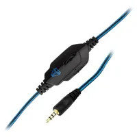 Yenkee YHP 3005 GUERRILLA Gamer fejhallgató kék-fekete 40 mm hangszóró 32 ohm 20 Hz-20 kHz 2,1 m #3