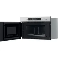 Whirlpool MBNA910X beépíthető mikrohullámú sütő 22L 750W gőz funkció oldalnyíló üvegajtó ajtónyitás JET Start JET Defrost gyermekzár kijelző #4