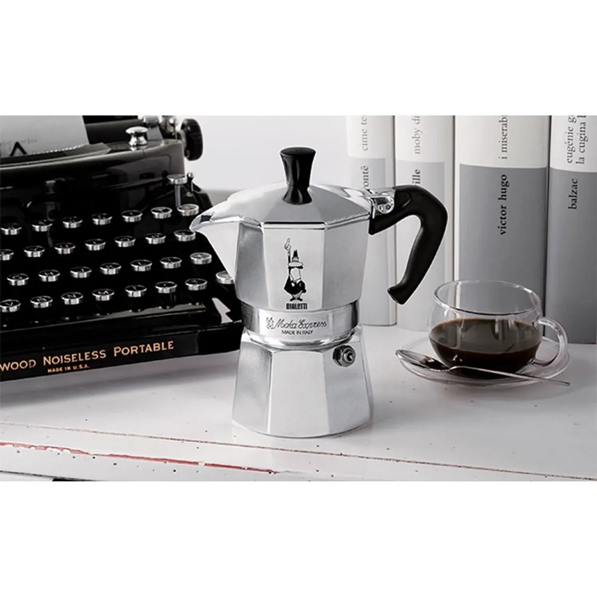 Bialetti 1162 MOKA EXPRESS Moka Express 3 adag ezüst alumínium ötvözet, gáz, elektromos és kerámia főzőlapon használható #2