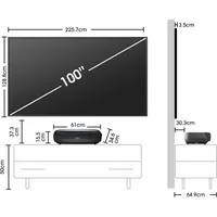 Hisense 100L9HD Trichroma lézer TV 100" 4K HDR Dolby Atmos HDMI 2.1 VIDAA U6.0 #3